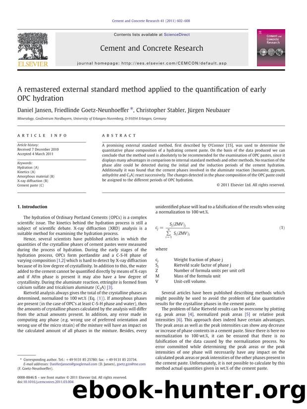 A remastered external standard method applied to the quantification of